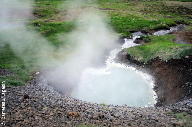 Les photos de Reykjadalur, la rivière d'eau chaude, en Islande.