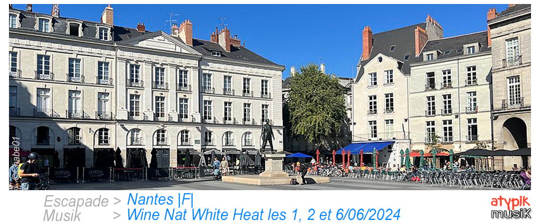 Nantes en France pour le Wine Nat White Heat.